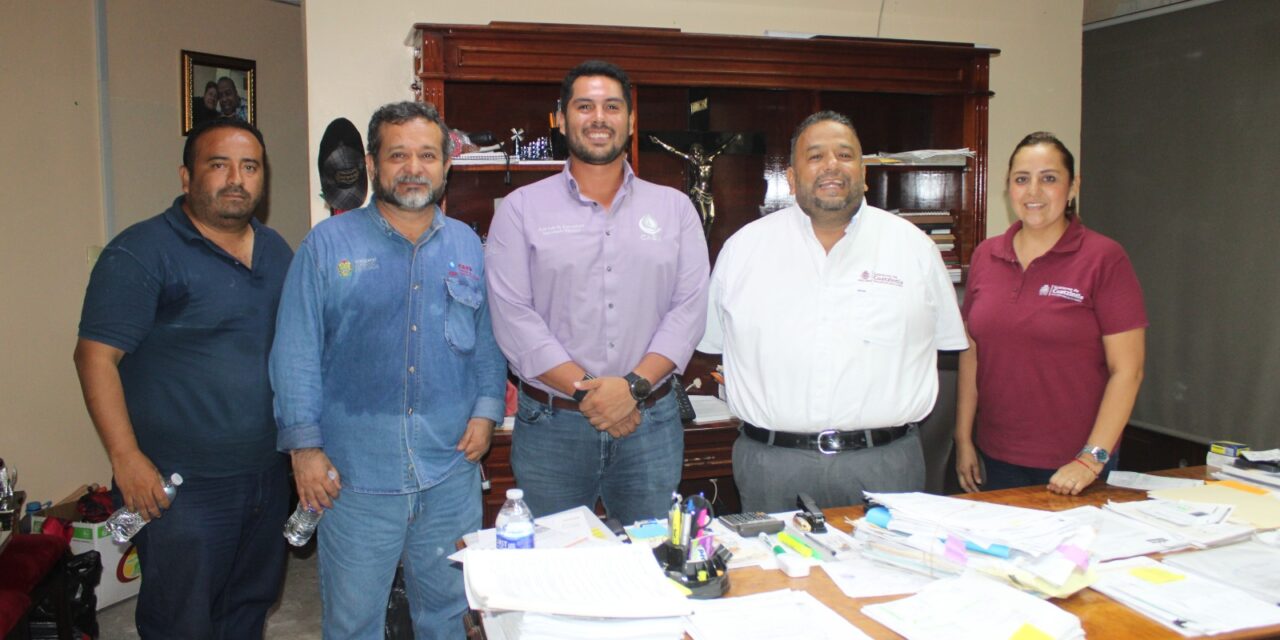 Coatzintla: Funcionarios de CAEV y Presidente Municipal analizan mejoras en servicio de agua para colonias en Veracruz