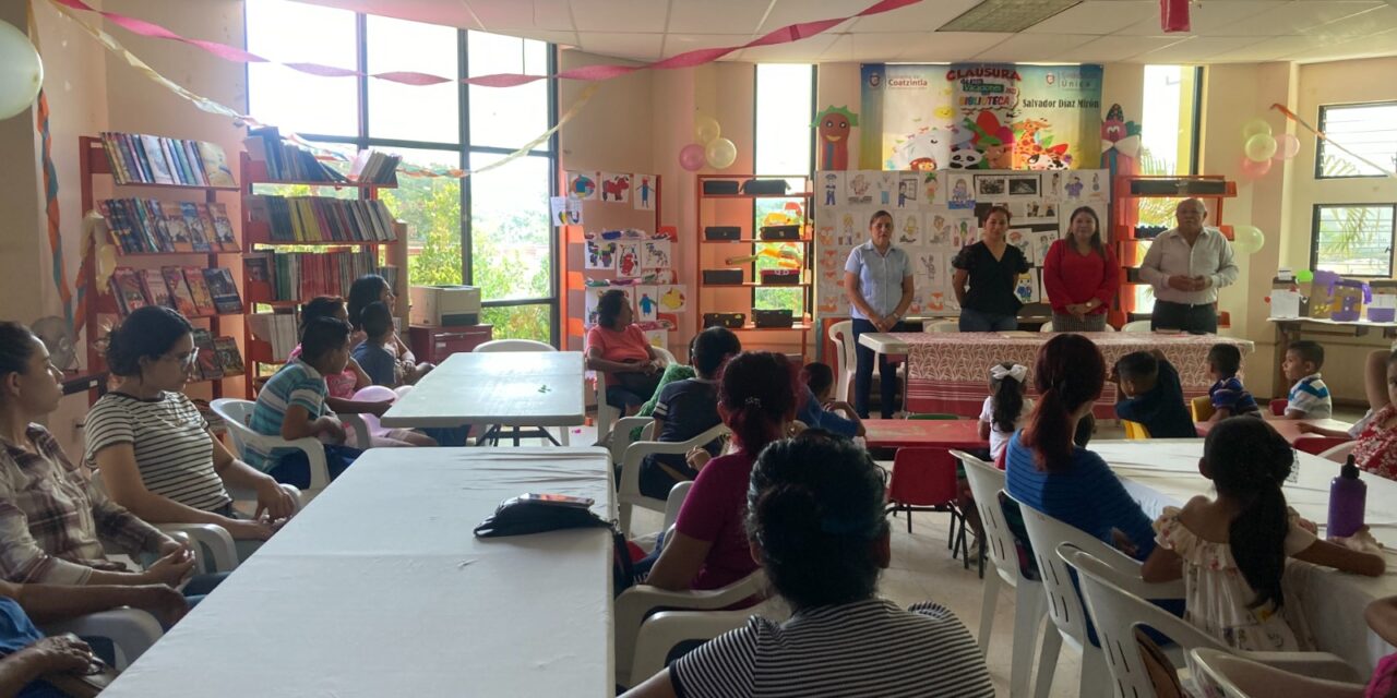 Coatzintla: Termina curso de verano en biblioteca local “Salvador Díaz Mirón”