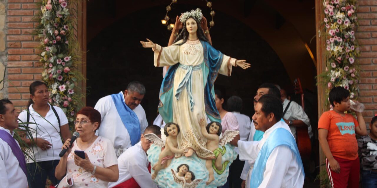 Emotiva Procesión de la Virgen de la Asunción en la Fiesta del Chul Ozuluama 2023
