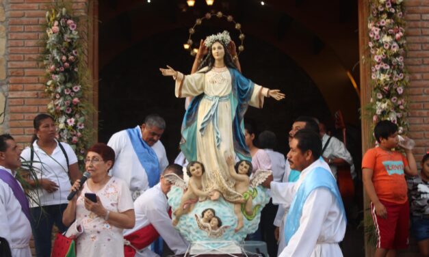Emotiva Procesión de la Virgen de la Asunción en la Fiesta del Chul Ozuluama 2023