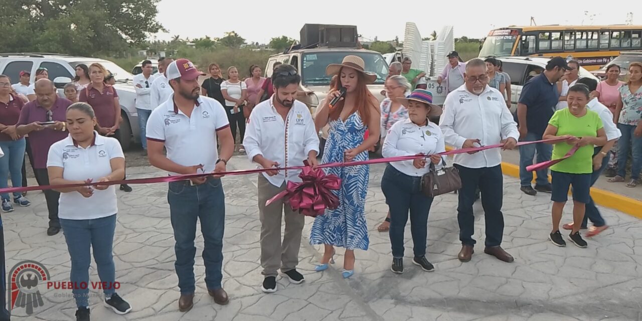 Pueblo Viejo: Calle 12 de Abril en Colonia Nuevo Progreso se Transforma con Pavimentación