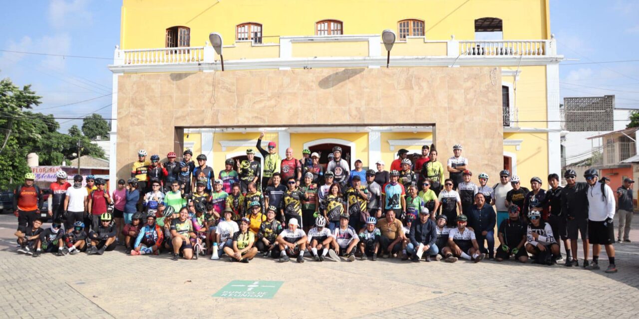 Exitosa Rodada Ciclista celebra el Séptimo Aniversario del Club Ciclismo Urbano Poza Rica Coatzintla –CUPR-