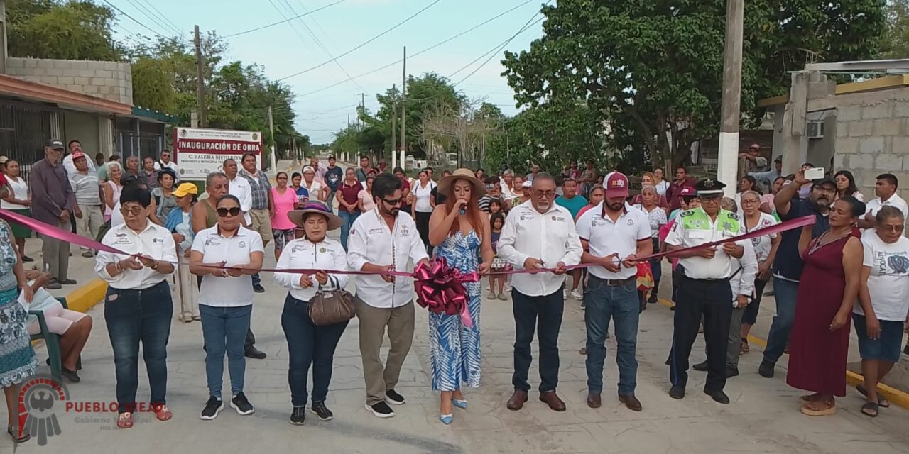 Mejoras en la Calle Primero de Mayo en la Congregación Hidalgo, Pueblo Viejo
