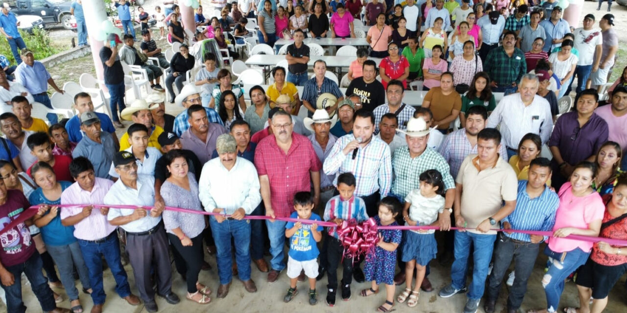 Alcalde Néstor Rodolfo Rivera Pérez Inaugura Importante Obra de Conexión Vial en Tempoal
