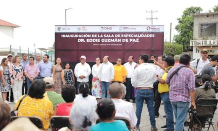 Ozuluama: Secretario de Gobierno del Estado inaugura Sala de Especialidades y marcan inicio de ampliación de Unidad Básica de Rehabilitación en Pánuco