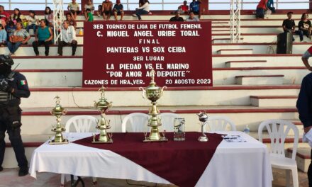 Cazones: 3er torneo de fútbol femenil