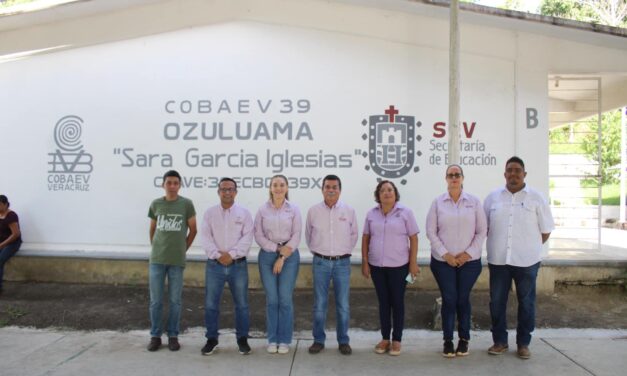 Ozuluama: Inicio del Ciclo Escolar en COBAEV Plantel 39
