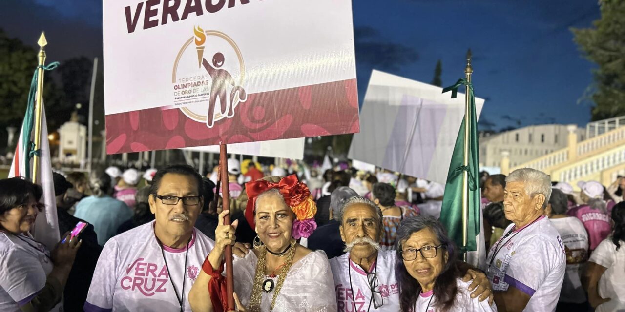 Papantla Brilla en las Olimpiadas Nacionales de Oro para el Adulto Mayor