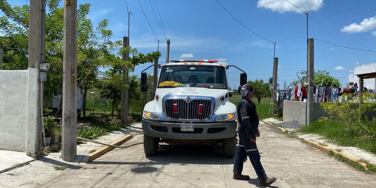 Ozuluama: Entrega de Agua Potable a Domicilios por parte del Departamento de Protección Civil Municipal