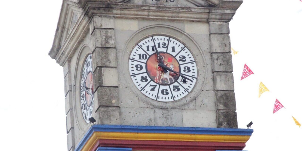 Coatzintla: Cambian melodías del reloj ubicado en la parroquia “Santiago Apóstol”