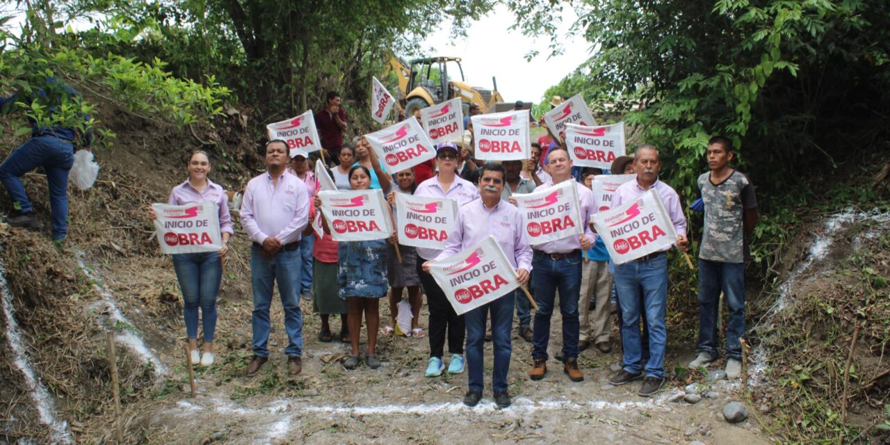 Ozuluama: Inicio de Obras en Otatal y Cuatro Palmas