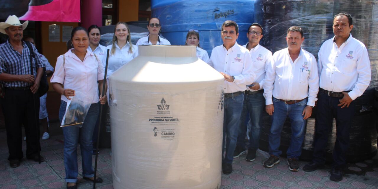 Ozuluama: Más de 520 familias beneficiadas con el programa almacenamiento adecuado de agua municipal
