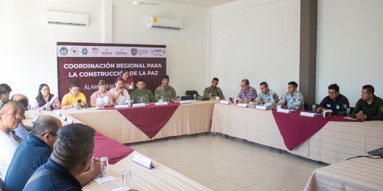 Chontla: Mesa de Coordinación Regional para la Construcción de la Paz
