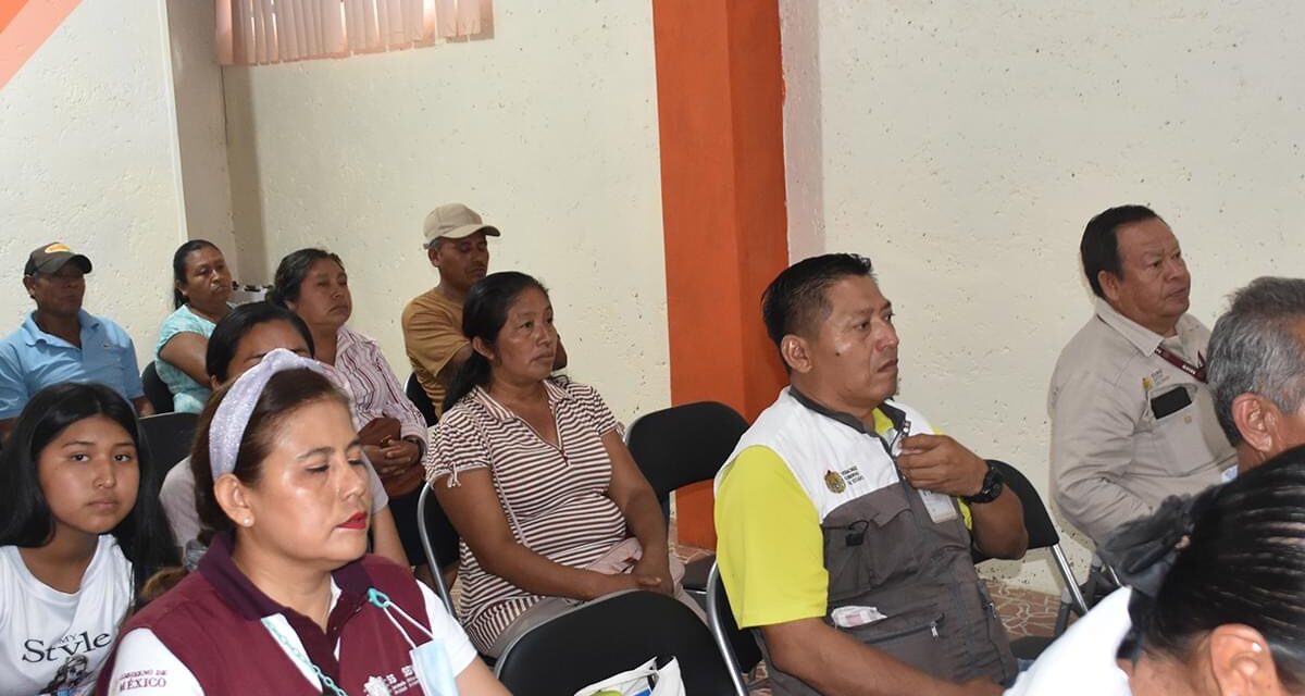 Tepetzintla: Platica informativa acerca del Dengue y el Paludismo dirigida hacia los Agentes y sub Agentes Municipales