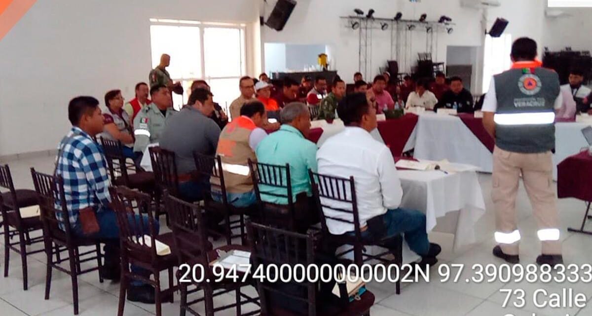 Tepetzintla: presentación del programa de “lluvias y ciclones tropicales 2023”.