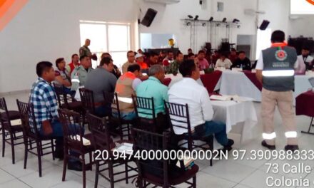 Tepetzintla: presentación del programa de “lluvias y ciclones tropicales 2023”.
