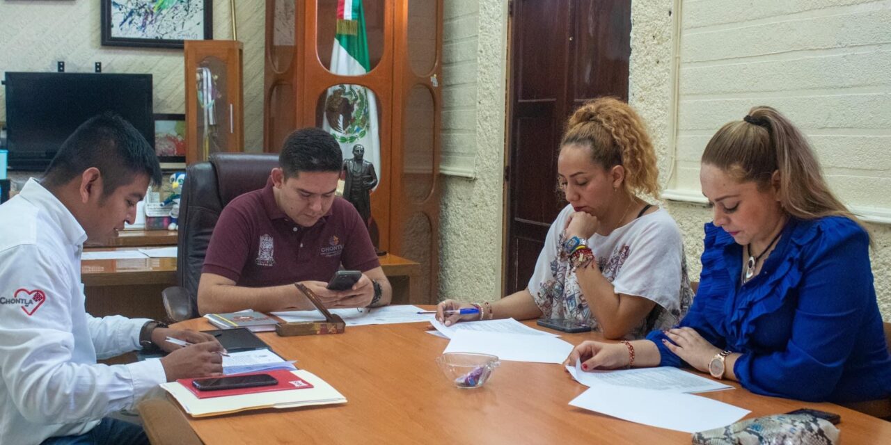 Chontla: Sesión Ordinaria de Cabildo