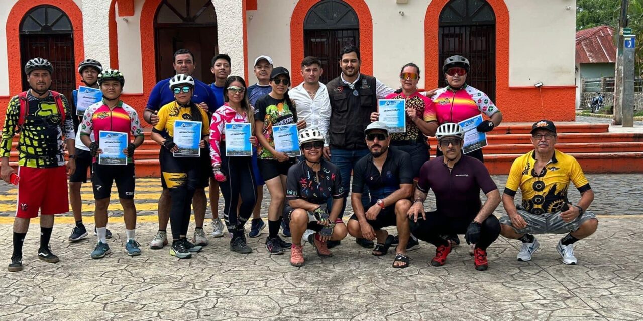 Chontla: ¡Primer rodada del año! Ruta Sierra del Otontepec en Chontla de Corazón
