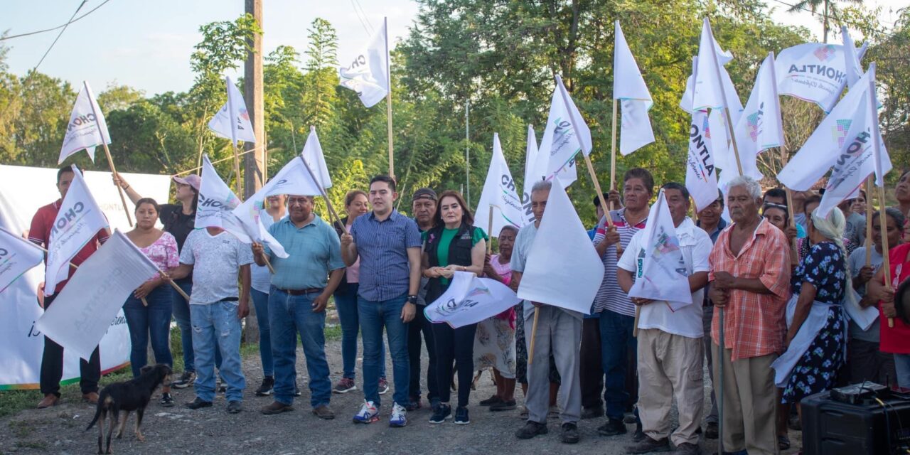 Chontla: banderazo de inicio a los trabajos de pavimentación