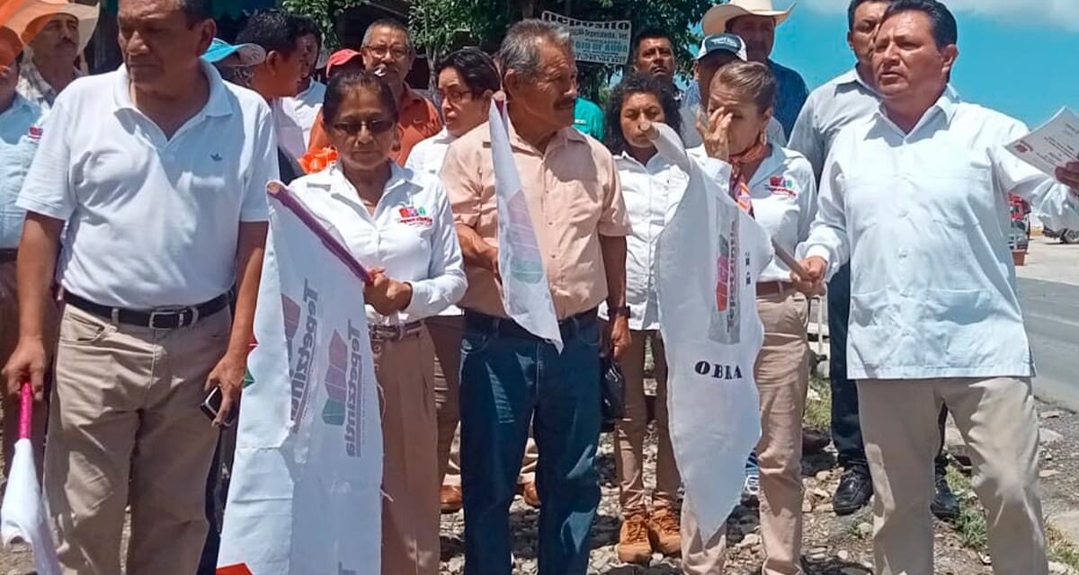 Tepetzintla “construcción de jardineras en acceso principal tramo federal 0+000 al 0+900 segunda etapa en la cabecera municipal”