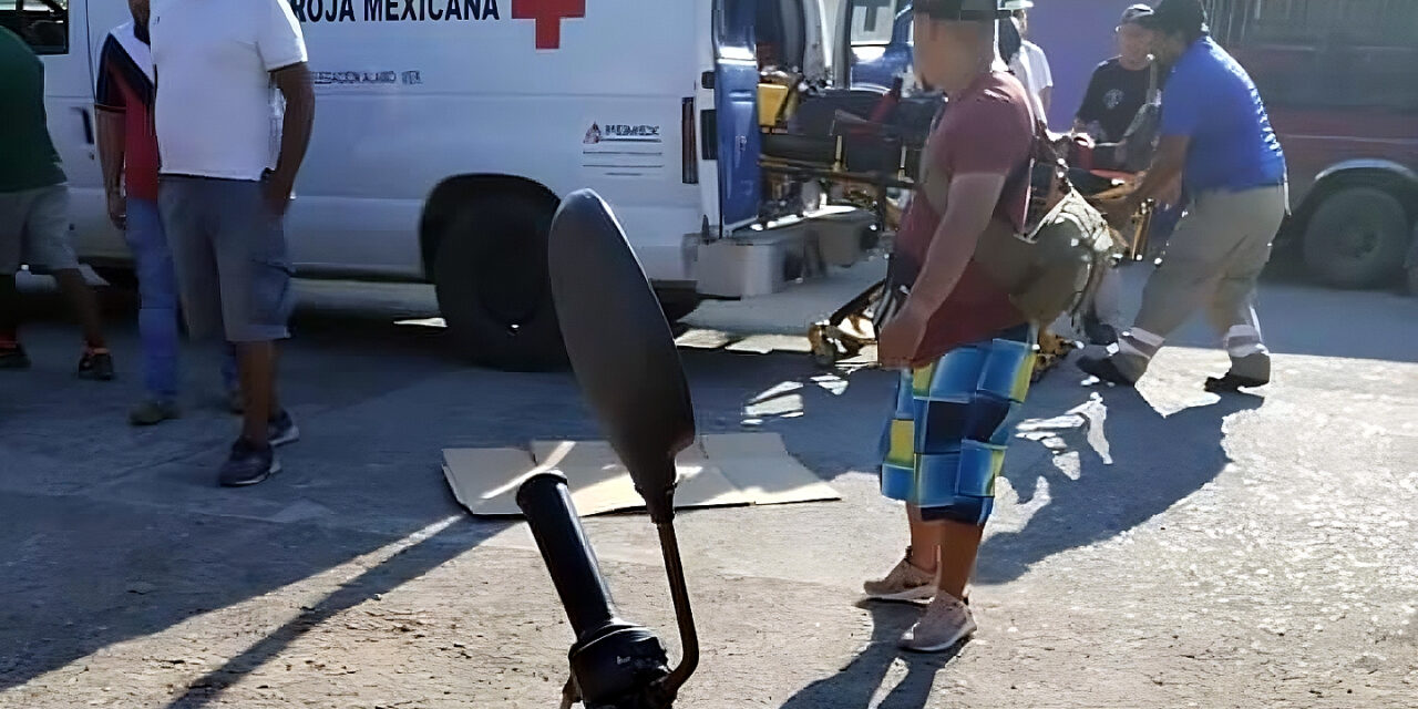 Álamo: Choca en su MOTO VS CAMIONETA