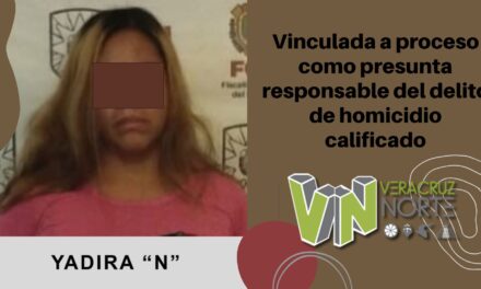 Misantla: Vinculada a proceso como presunta responsable del delito de homicidio calificado