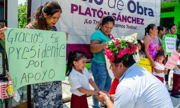 Platón Sánchez: Inicio de Construcción del Techado en el Centro de Educación Preescolar Indígena “Tezozomoc”