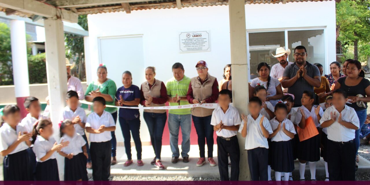 TANTIMA: INAUGURACIÓN DE OBRA «CONSTRUCCIÓN DE COMEDOR ESCOLAR» EN ESCUELA PRIMARIA JOSÉ MARÍA MORELOS Y PAVÓN