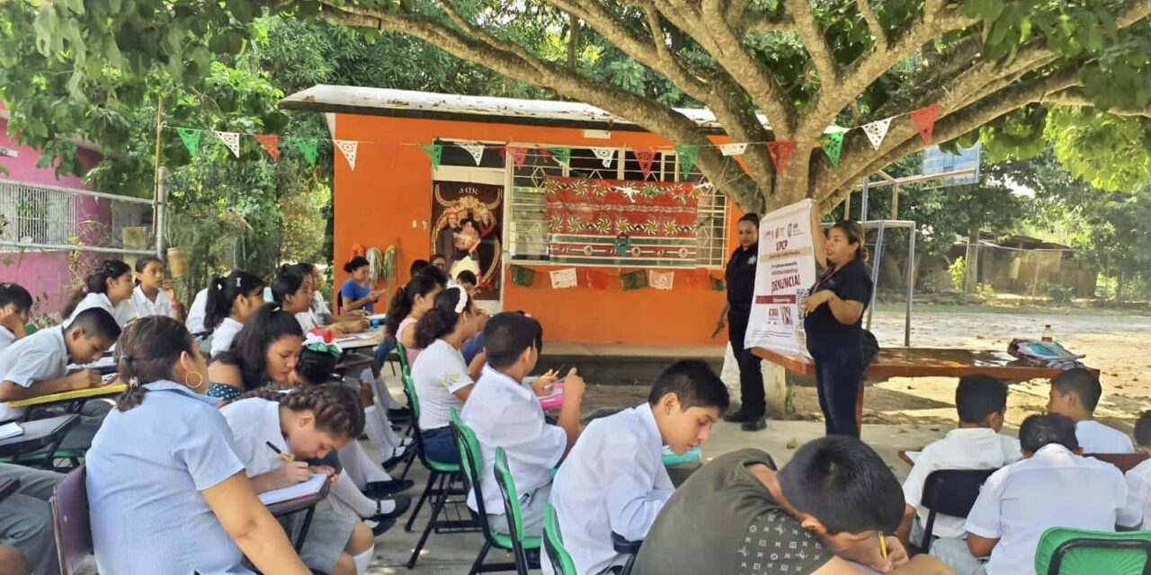 Álamo: Pláticas de Prevención en la Escuela Telesecundaria Adolfo López Mateos