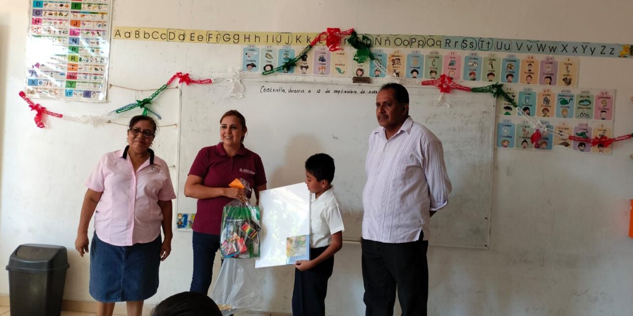 Coatzintla: Gana niño de la escuela “Miguel Alemán” turno vespertino concurso estatal