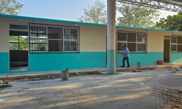Ozuluama: Avance de Obra en la Escuela Primaria de la Comunidad de Tierra y Libertad