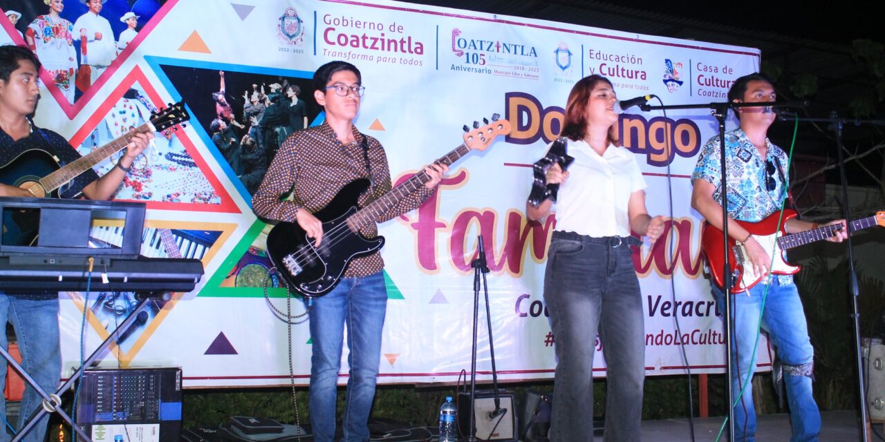 Exitoso «Domingo Familiar» en el Parque «Manlio Fabio Altamirano» de Coatzintla