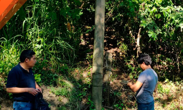 Tepetzintla:  Inspección ocular de campo en la Calle Venustiano Carranza