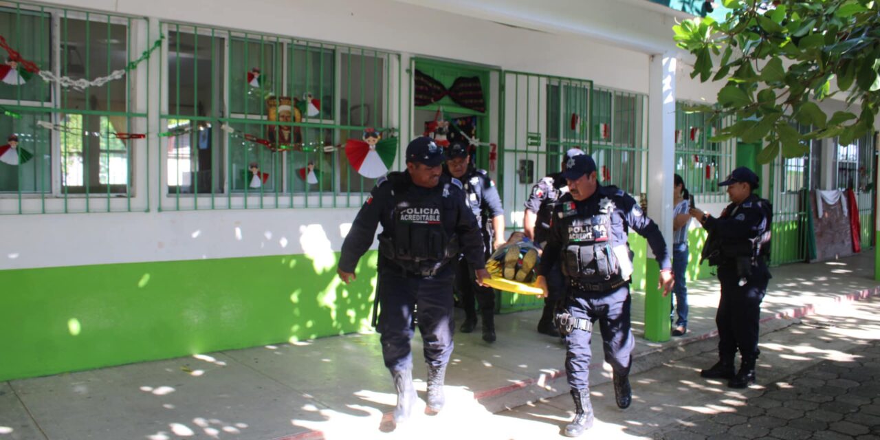 Ozuluama: Simulacro de Sismo 2023 en la Escuela Primaria Miguel Hidalgo I. Costilla