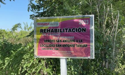 Ozuluama: Inauguración de la Rehabilitación del Camino de Arroyo San Antonio a San Antonio Tamijui