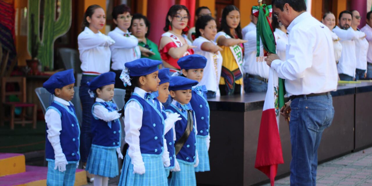 Celebrando la Independencia de México en Ozuluama de Mascareñas