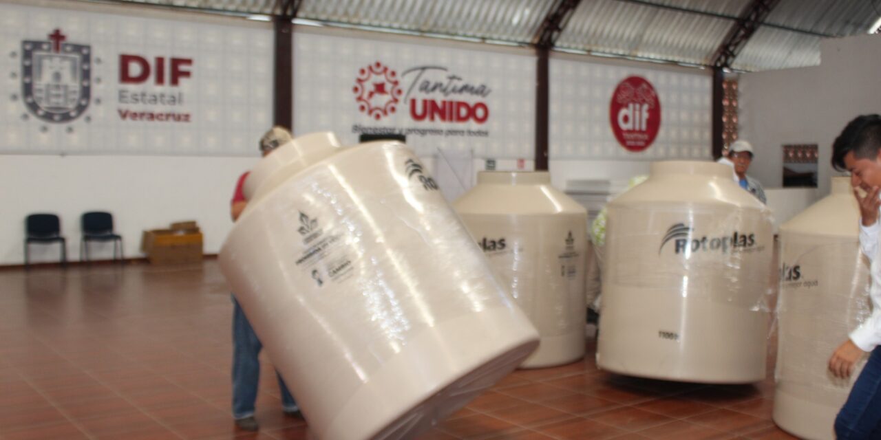 TANTIMA: ENTREGA DE TINACOS SUBSIDIADOS