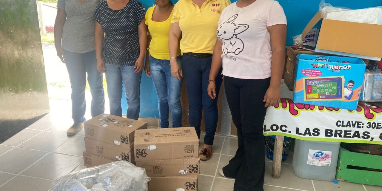 Entrega de Desayunos Fríos en Instituciones Educativas de Ozuluama