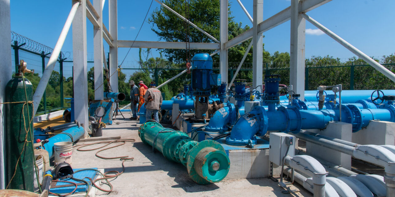 Tuxpan: CAEV incrementa la cantidad de agua, de 190 a 340 litros por segundo, lo que permitirá mejorar el servicio