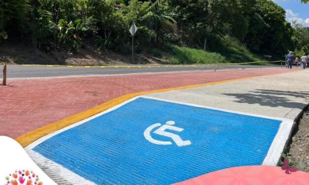 TEPETZINTLA: INAUGURACIÓN DE LOS ANDADORES EN ACCESO PRINCIPAL 