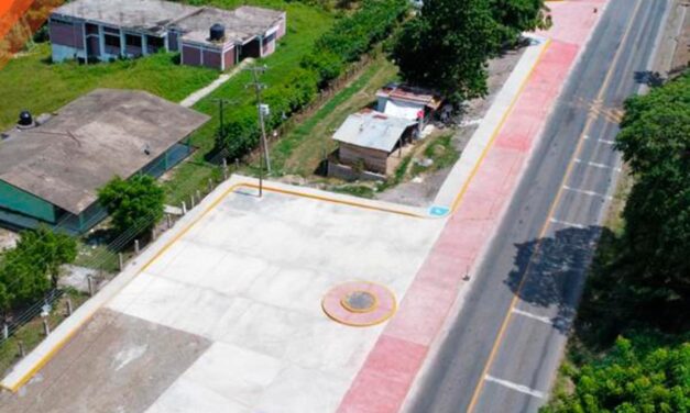 Tepetzintla: Inauguración de los andadores en acceso principal segunda etapa de la cabecera Municipal