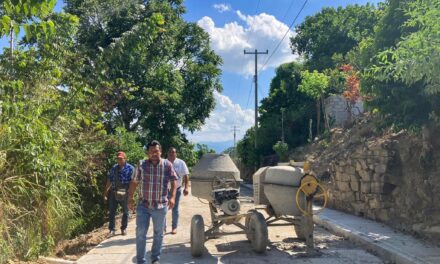 Avance en la Obra de la Comunidad de Tlachiquile en Ixhuatlán de Madero