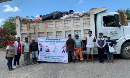 Descacharrización en Tecolutla