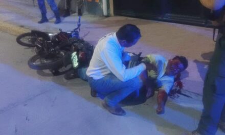 Derrapan Par de Ebrios Sujetos en Álamo, Veracruz: Uno Termina Semiinconsciente