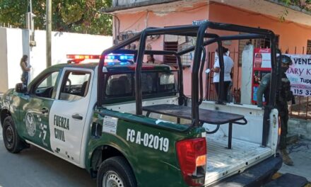Rateros se llevan un cilindro en audaz robo en Álamo, Veracruz