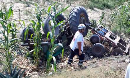 Tragedia en Álamo, Veracruz: Campesino muere aplastado por su tractor