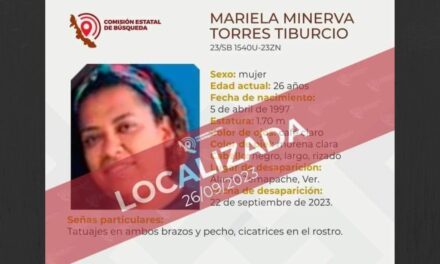 Mariela ya fue localizada después de tres días de angustia