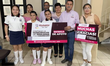 Ozuluama: Visita del Presidente Municipal a la Escuela Primaria Lic. Benito Juárez García