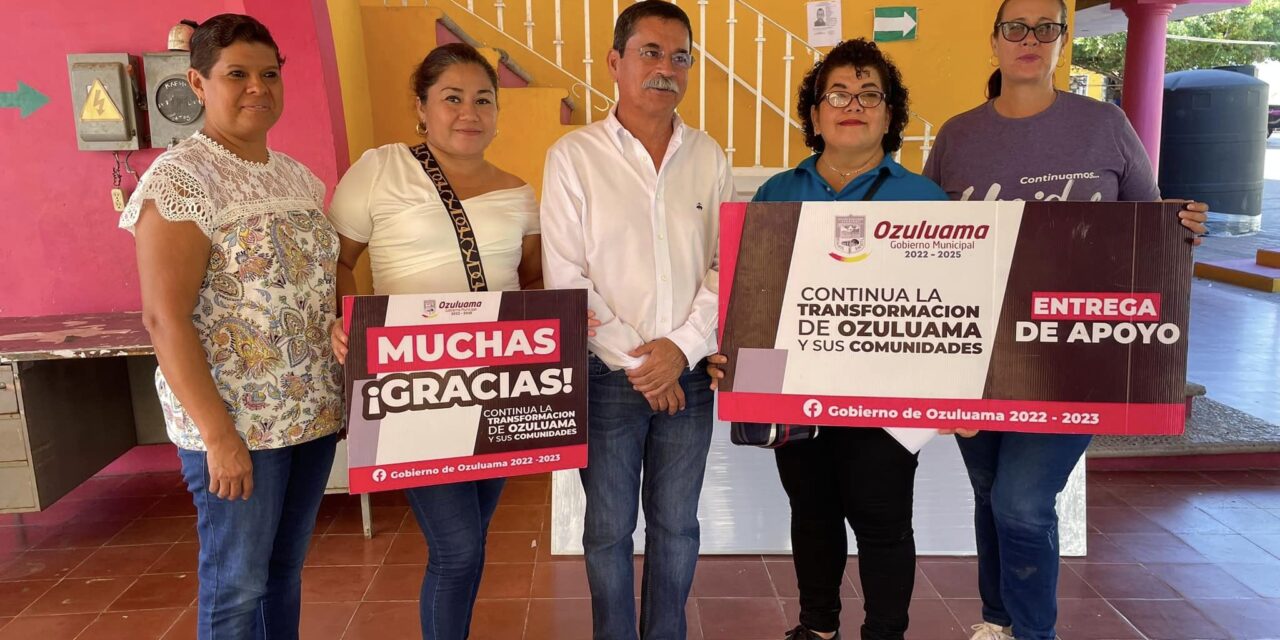 Entrega de Apoyos a Instituciones Educativas de Ozuluama de Mascareñas