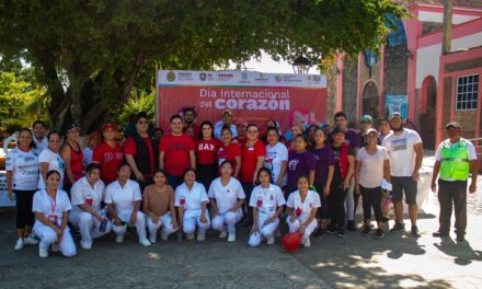 Chontla: Concientizan sobre la importancia de la salud cardiovascular